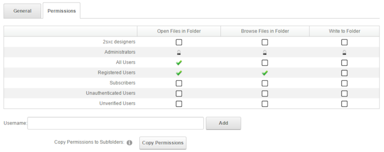 Quick Tip - Setting File / Folder Permissions in DNN / 2sxc
